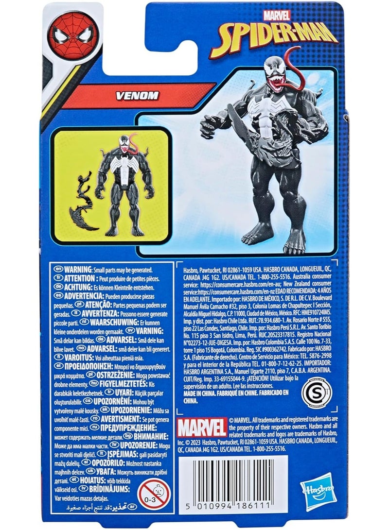 Marvel Spider-Man Epic Hero Series Venom Action Figure, 4-Inch, With Accessory, Marvel Action Figures for Kids Ages 4 and Up - Image 3